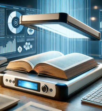 imagen destacada para tu artículo sobre escáneres de libros avanzados y su papel en la digitalización.